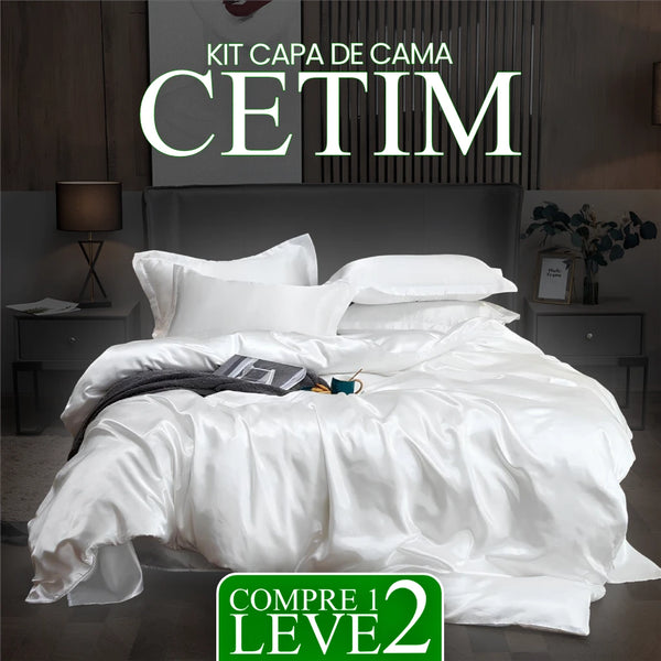 Conjunto de Roupas de Cama de Cetim Belline