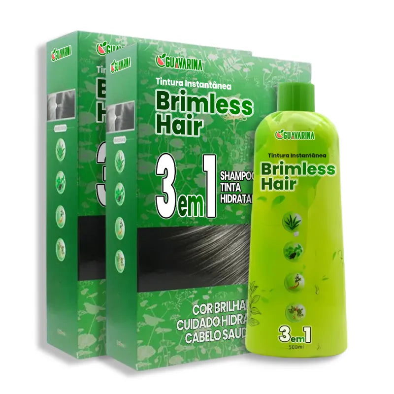 Shampoo Tonalizante Brimless Natural 3 em 1