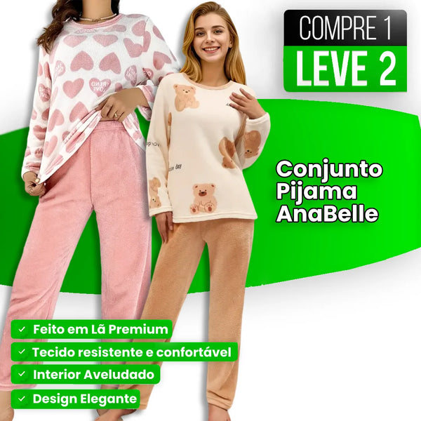 Conjunto de Pijama AnaBelle Em Lã