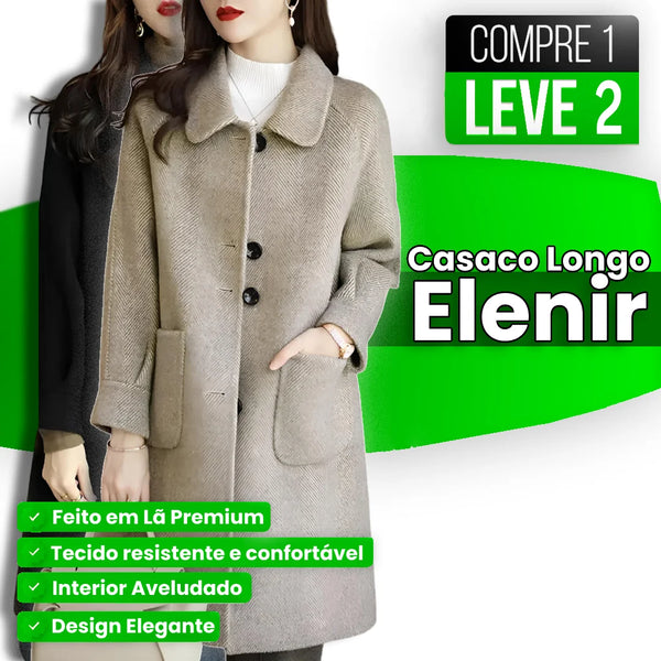 Casaco Longo Elenir Compre 1 Leve 2