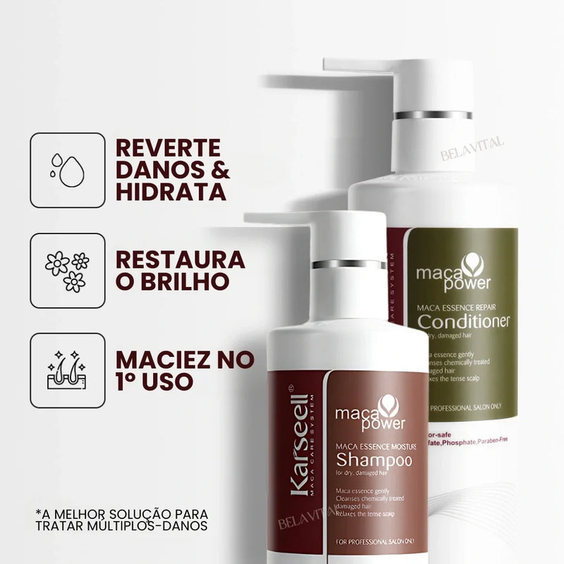 Kit Shampoo e Condicionador Alemão Karseell