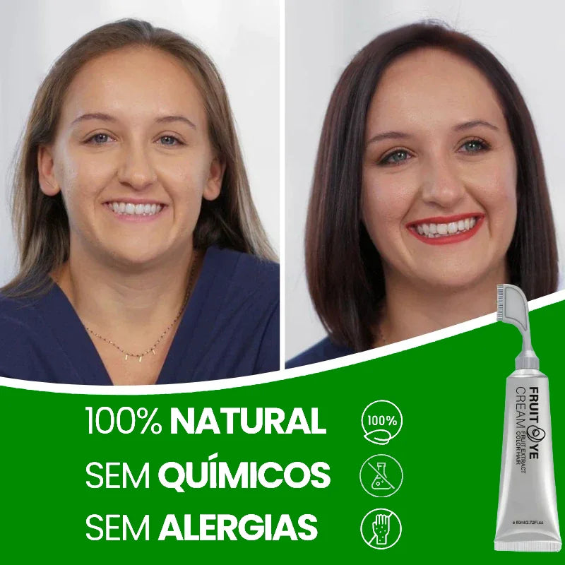 Tinta de Cabelo Vegetal Sem Amônia NaturiColor