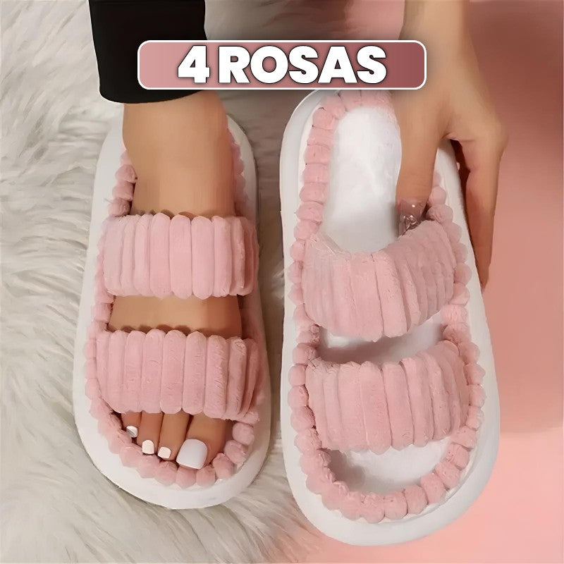 Chinelo Aveludado SoftCotton com Forro de Algodão