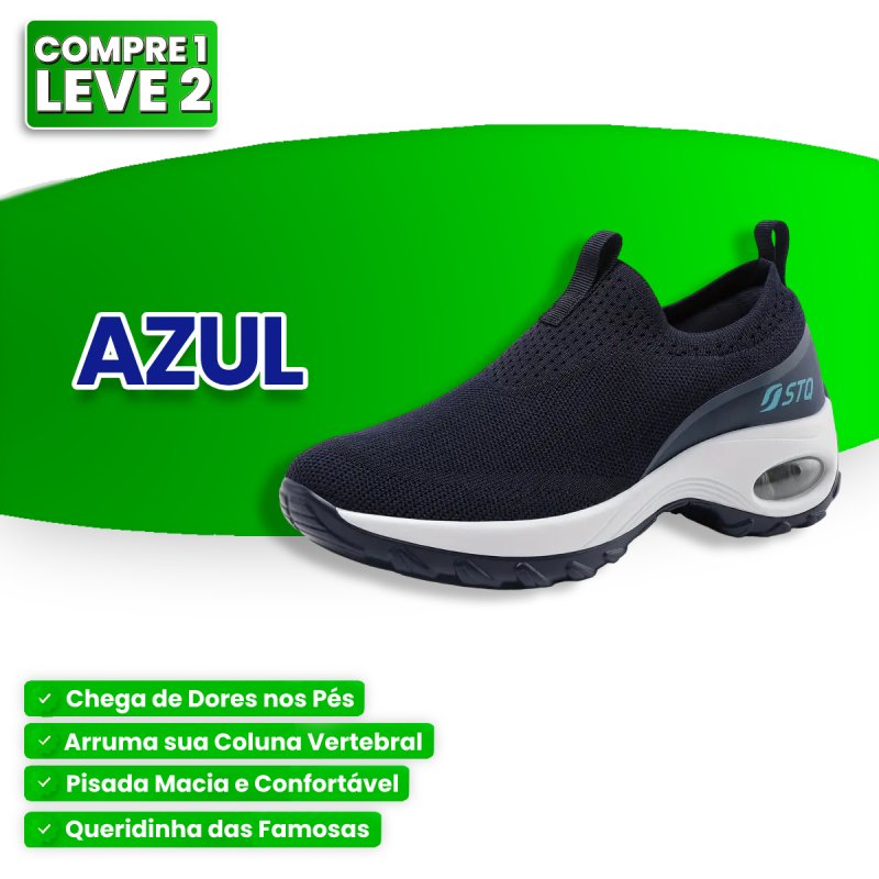 Tênis Feminino Ortopédico ComfortFlex Anti-Impacto e Super Macio