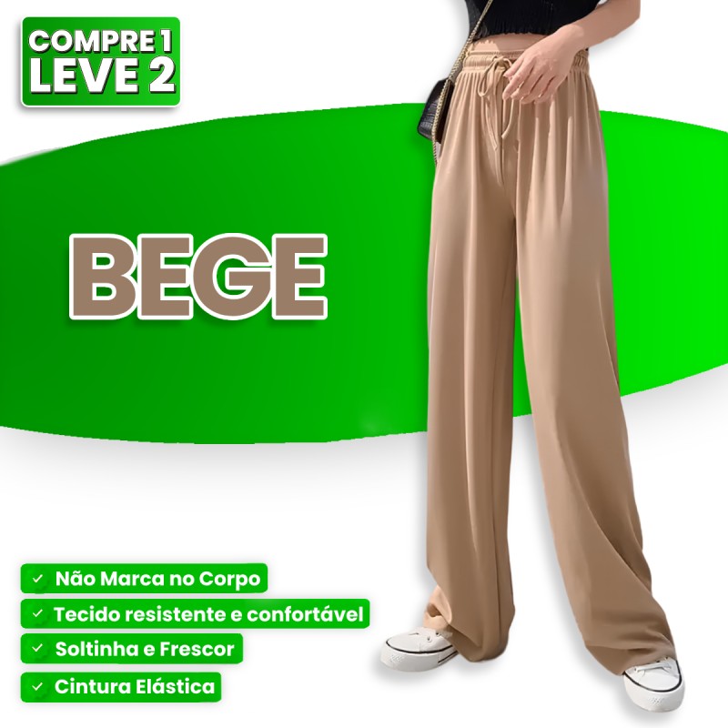 Calça Sutileza Seda Gelo Feminina PolyPant (A Mais Leve e Fresquinha!)