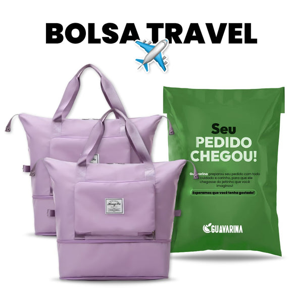 Bolsa Travel 3 em 1 Dobrável Tendência Outono 2024 - Para Viagem, Impermeável e Multifuncional