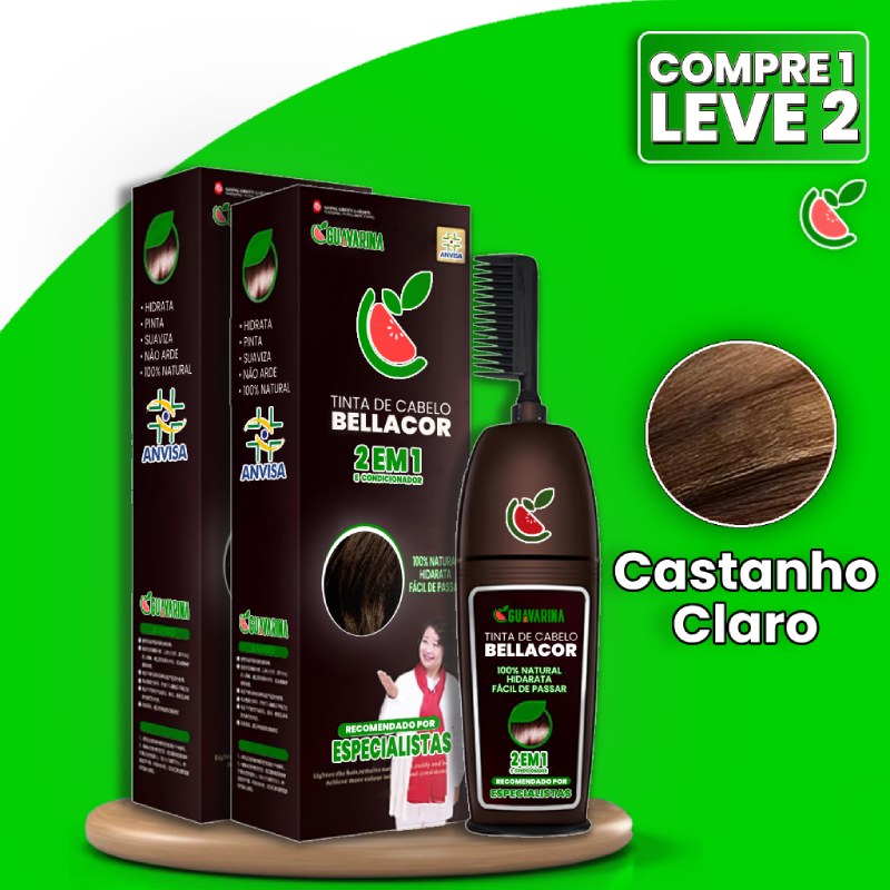 Tinta de Cabelo Natural BellaCor