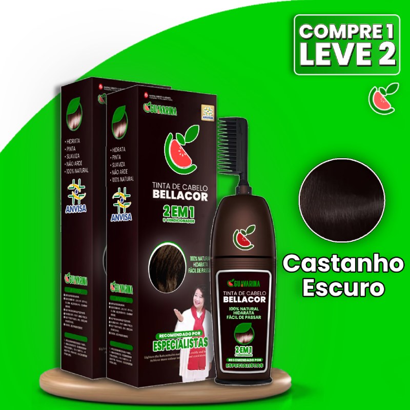 Tinta de Cabelo Natural BellaCor