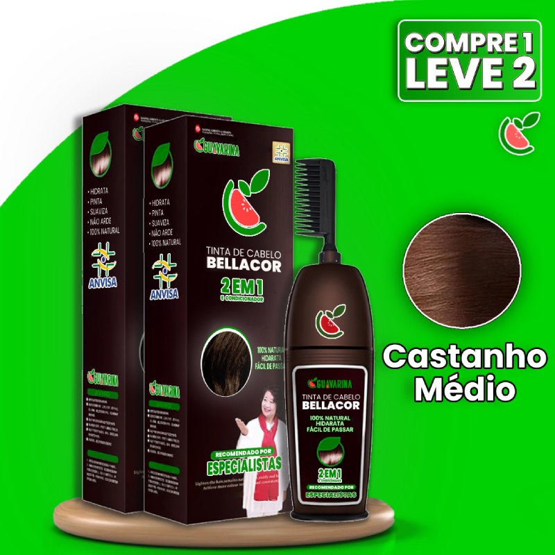 Tinta de Cabelo Natural BellaCor