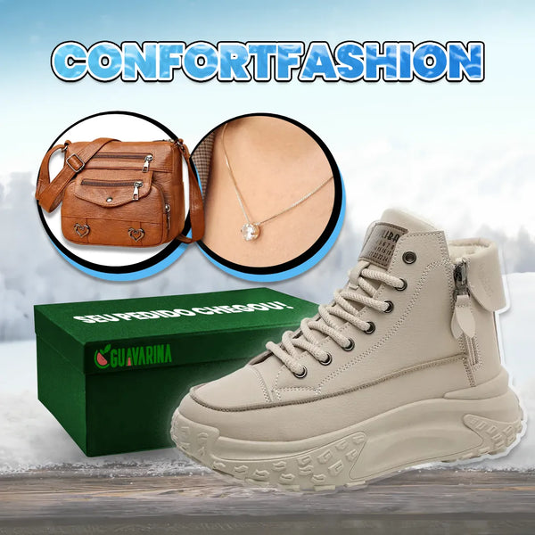 Bota Feminina ConfortFashion (Você Mais Quentinha!) Inverno 2024