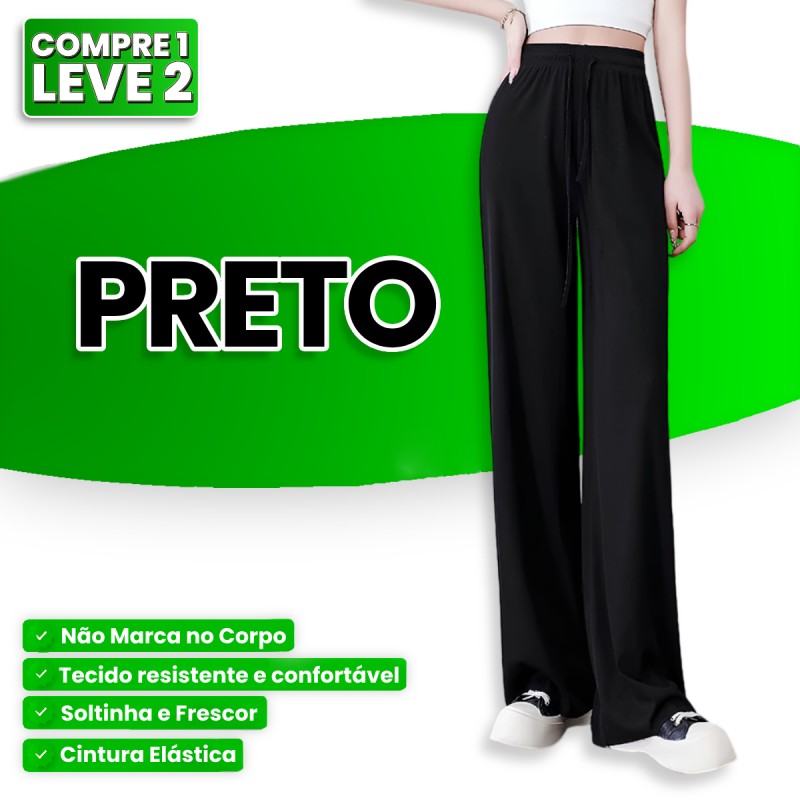 Calça Sutileza Seda Gelo Feminina PolyPant (A Mais Leve e Fresquinha!)