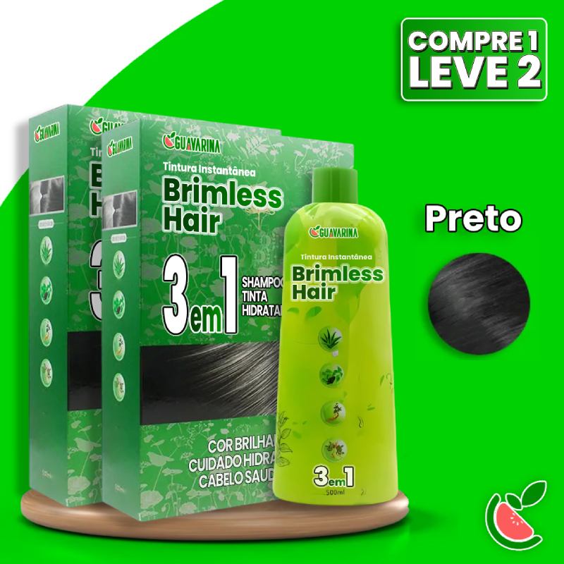 Shampoo Tonalizante Brimless Natural 3 em 1