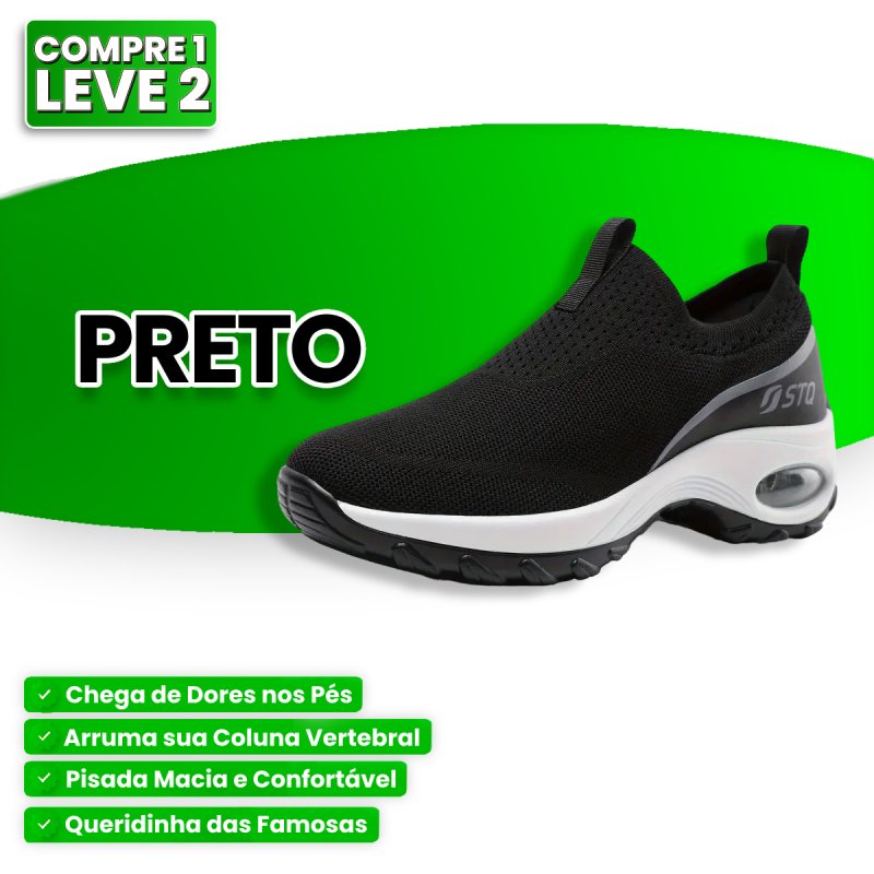 Tênis Feminino Ortopédico ComfortFlex Anti-Impacto e Super Macio