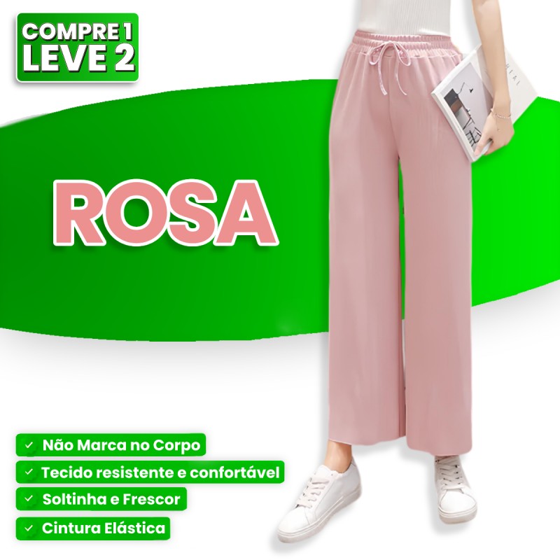 Calça Sutileza Seda Gelo Feminina PolyPant (A Mais Leve e Fresquinha!)