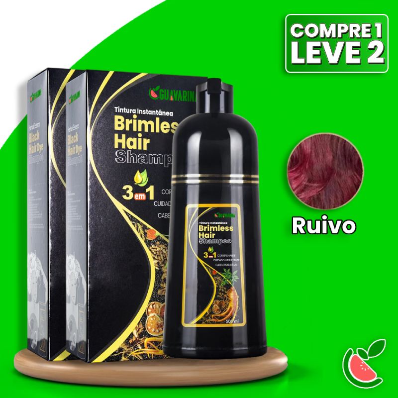 [COMPRE 1 LEVE 2] Shampoo Brimless Botânico Natural 3 em 1 (Dura Até 6 Meses!) + BRINDE Especial