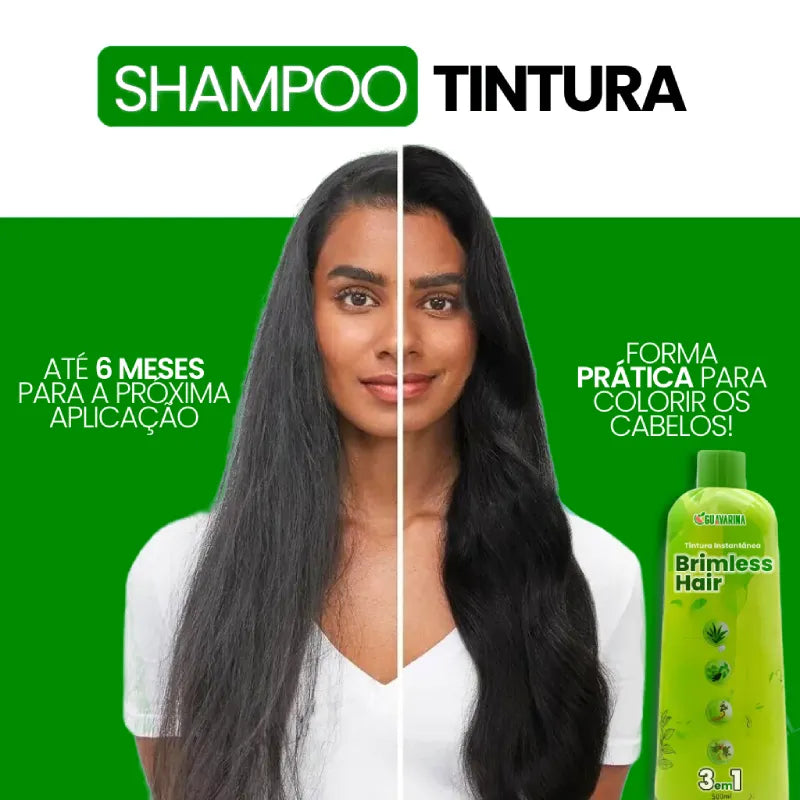 Shampoo Tonalizante Brimless Natural 3 em 1