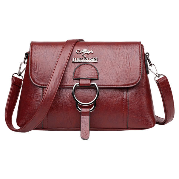 Bolsa Feminina de Couro Vintage Helena - Lojas Guavarina