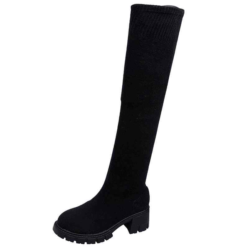 HugBoot® - Bota Estilo Meia de Cano Alto - Guavarina